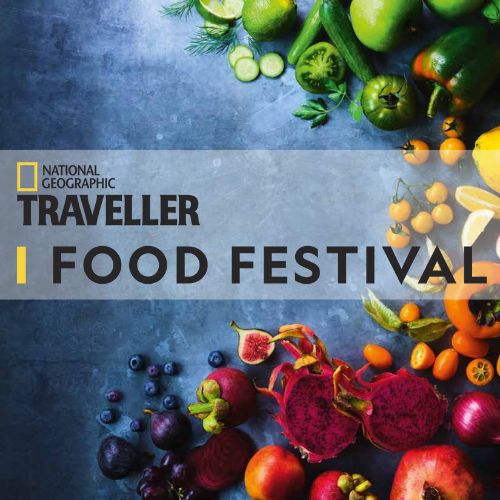 National Geographic Traveller (UK) Food Festival with background